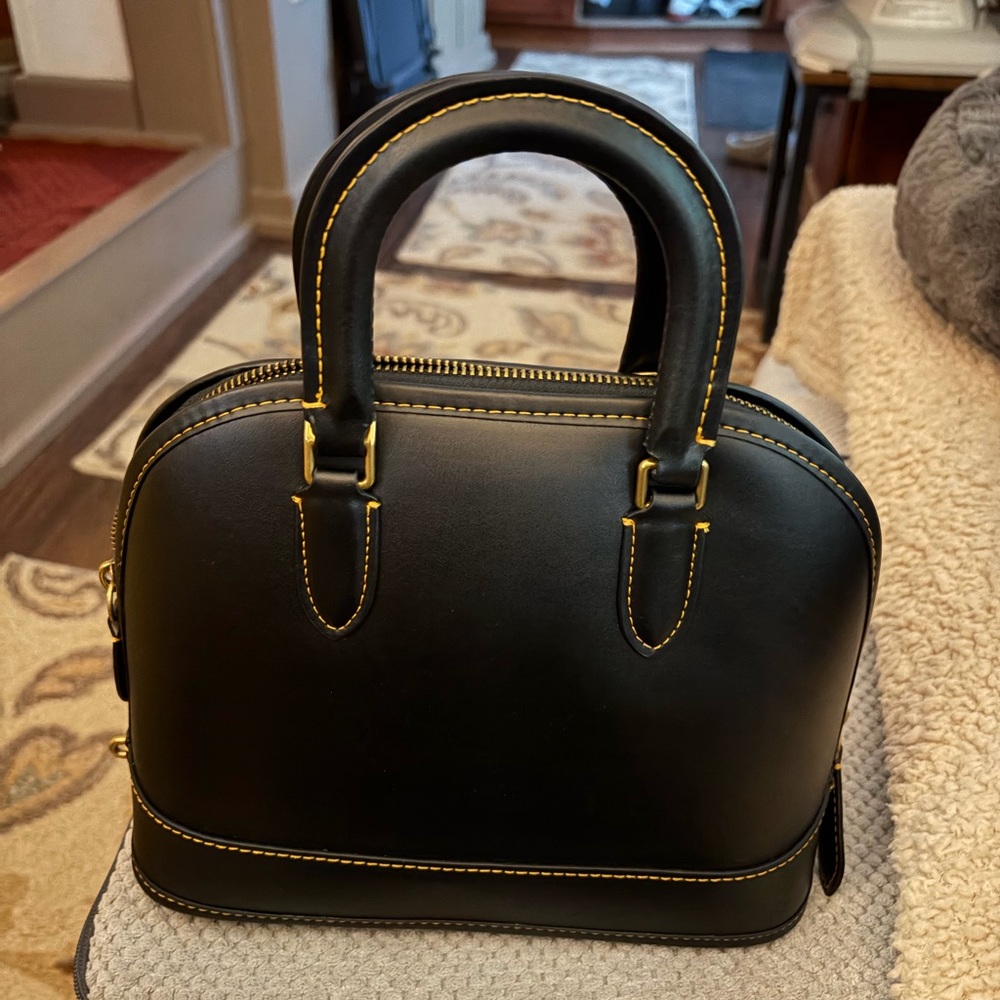 Coach Black Satchel Bag - Picture 10 of 11